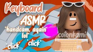 ROBLOX Tower Of Hell with a HAND CAM but its KEYBOARD ASMR...*relaxing*