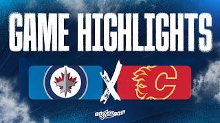 Winnipeg Jets vs. Calgary Flames - Game Highlights