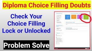 diploma choice filling 2020  diploma admission process 2020 gujarat  diploma choice filling