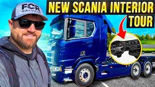 Full Interior Tour of our New Scania Saying Goodby for 8 weeks….