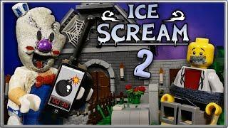 LEGO Stop Motion Ice Scream 2 - Horror Game Ice Scream