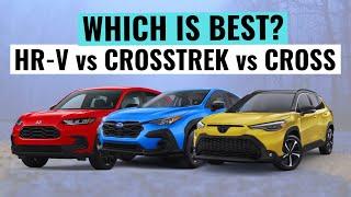 2024 Subaru Crosstrek VS Toyota Corolla Cross VS Honda HR-V Comparison Review