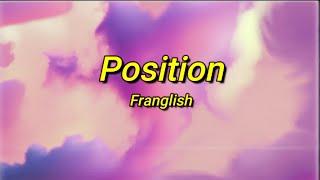 Franglish - Position sped uptiktok Paroles  je réfléchis jy pense jy pense