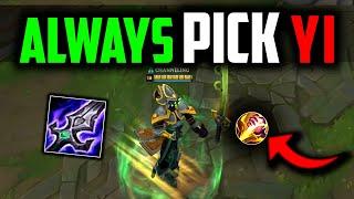 ALWAYS PICK MASTER YI IF... - Master Yi Beginners Guide Season 14 League of Legends