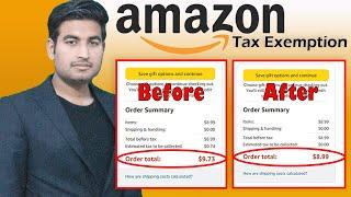 How To Get Tax Exempt On Amazon 2022  Amazon Sales Tax 