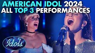 ALL AMERICAN IDOL TOP 3 PERFORMANCES 2024  Idols Global