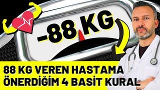 88 Kilo Veren Hastama Önerdiğim 4 Basit Kural Neydi? #shorts