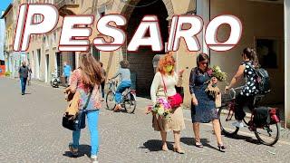 RELAX PESARO. ITALY  - 4k Walking Tour around the City - Travel Guide. trends moda #Italy