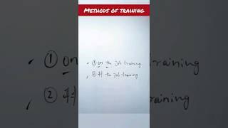 methods of training - staffing class 12 business studies #shorts