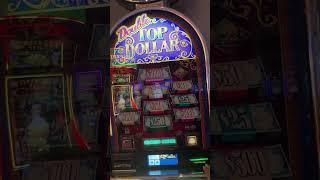 $20 in & Nice Win on Double Top Dollar $10 Spins  #shorts #shortsvideo #casino #oldschoolslots