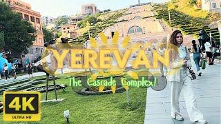 Walking Tour in Yerevan Armenia  - A Summer Day - July 2024 - 4K 60FPS