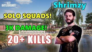 Soniqs Shrimzy - 20+ KILLS 3K DAMAGE - SOLO SQUADS - PUBG