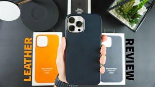 iPhone 13 Pro Max Apple Leather Case Review. IS IT WORTH IT?