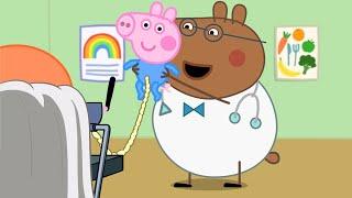 Baby George Born in Hospital  Peppa Pig Funny Animation