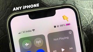 How to Change Battery  icon colour on any iPhone - 11 12 13 14 iOS16