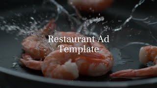 Restaurant Ad Video Template Editable