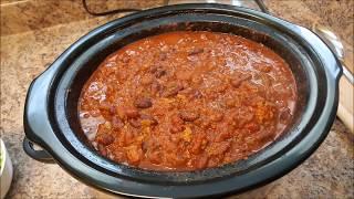 Homemade Chili in a Crock Pot