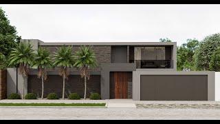 House Design 18x20 Meters  Casa de 18x20 metros