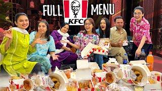WE ORDERED ENTIRE MENU OF KFC ️  Order Taker Bhi Pareshan   Mama Ko Gussa Agya 