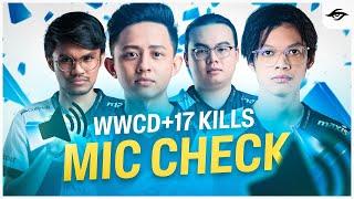 MIC CHECK PERMULAAN YANG DOMINAN DARI SKUAD  PMGC PUBG Mobile