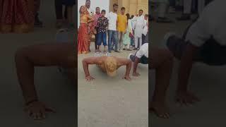 Push ups in India get #pushupschallange #gymstatus #reactionbodybilding#publicchallenge