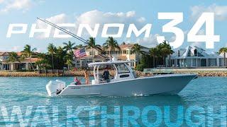 Phenom Yachts - Phenom 34 Center Console Full Walkthrough #phenomyachts #centerconsole #phenom34