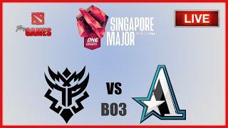  LIVE THUNDER PREDATOR vs ASTER English Cast BO3 - Singapore Major 2021 NO DELAY