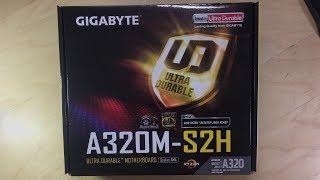 Gigabyte A320M-S2H Ultra Durable Micro ATX Motherboard Unboxing - Socket AM4 For AMD Ryzen Series