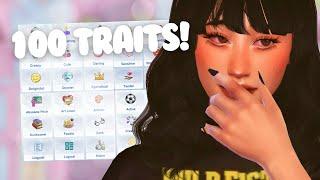 100 NEW TRAITS for your sims  Sims 4 Mod Review