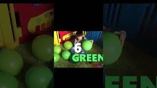 Learning Colors Counting numbers 1 to 10 Balloons