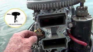 1979 Evinrude 55 Hp Reed Valves Compression Test. Eliminated