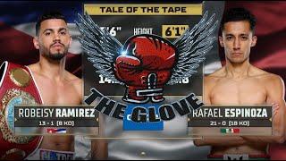 Robeisy Ramirez vs Rafael Espinoza - Biggest Upset of the Year - Beats  a -1500 Favorite