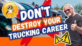 Truck Driver Violations that will DESTROY your Trucking Career