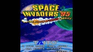 Space Invaders 95 The Attack of Lunar Loonies 1995 Taito Mame Retro Arcade Games