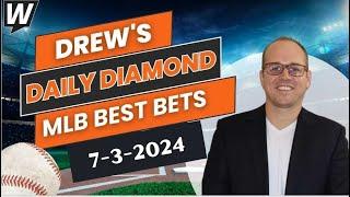 MLB Picks Today Drew’s Daily Diamond  MLB Predictions and Best Bets for Wednesday July 3