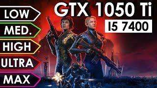 Wolfenstein Youngblood GTX 1050 Ti + i5-7400  Low vs. Medium vs. High vs. Ultra vs. Uber vs. Max