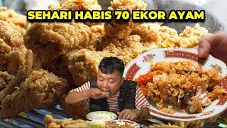 AYAM GEPREK TAPI PAKE KUAH SATU PORSI CUMA 10 RIBU GERATIS CABE SEPUASNYA