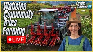 LIVE DikDik Community Farm Night  Farming Simulator 22