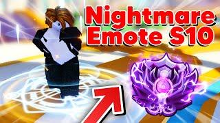 Fastest way to get NIGHTMARE EMOTE with any rank when s10 rank starts