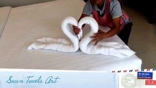 Swan Towel - Towel Art
