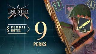 Enlisted Сombat Notes — Perks