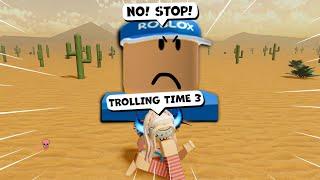 ROBLOX Evade Funny Moments #34 TROLLING TIME 3