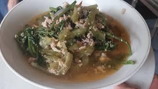 si Ate ang Humatol sa Ginisang Ampalaya  wala si Tino