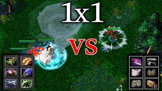 Invoker vs Troll Warlord Full items 25 Level Who will Beat?