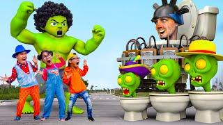 Scary Teacher 3D & Baby Miss T VS Team skibidi toilet multiverse Zombie   Action Real Life