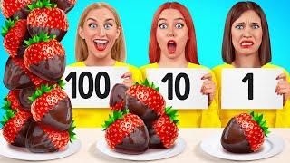 100 Слоев еды Челлендж  Смешные челленджи от Mega DO Challenge