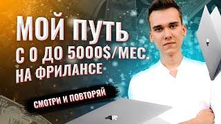 Фриланс для начинающих — мой путь с нуля до 5000$мес