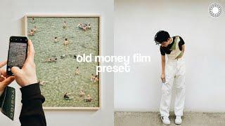 Old Money Film filter  Instagram feed theme  vsco filters tutorial