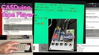 Computer Cassette File Player Running CASDuino