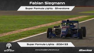 iRacing - 24S3 - Super Formula Lights - Super Formula Lights - Silverstone - FS